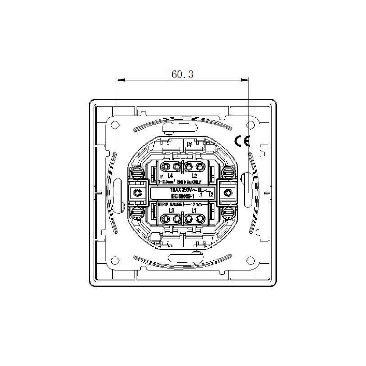 1 gang 2 way switch10AX 250V~ - Image 5