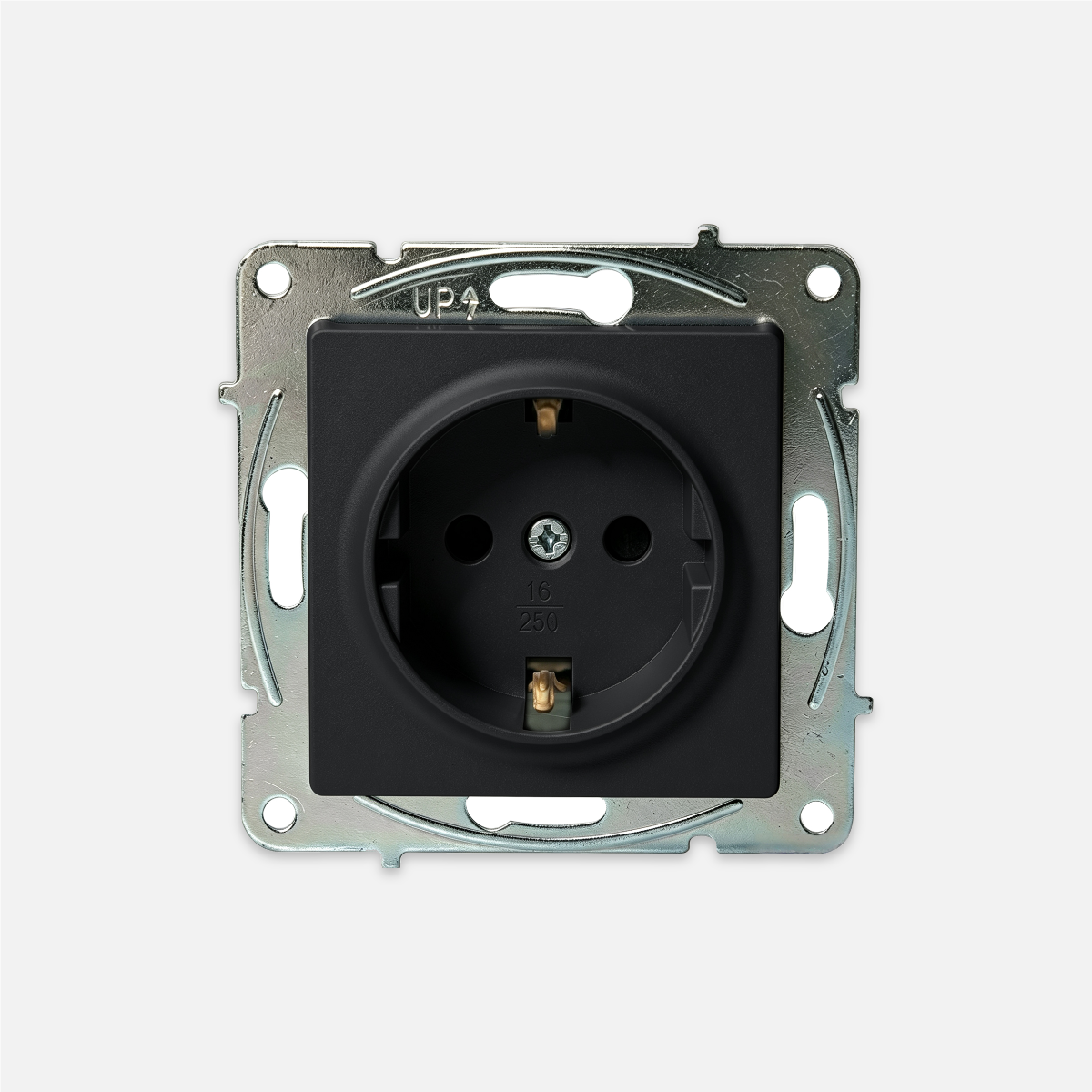 1G German socket with cover 16A 250V~ - Image 2